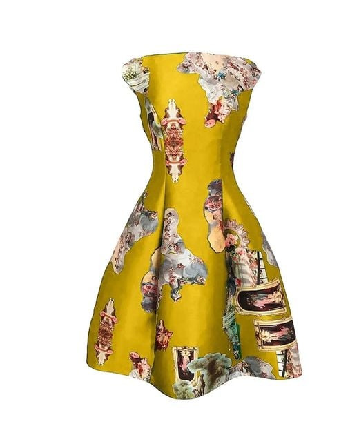 Maxjenny Orange Midi Dress C
