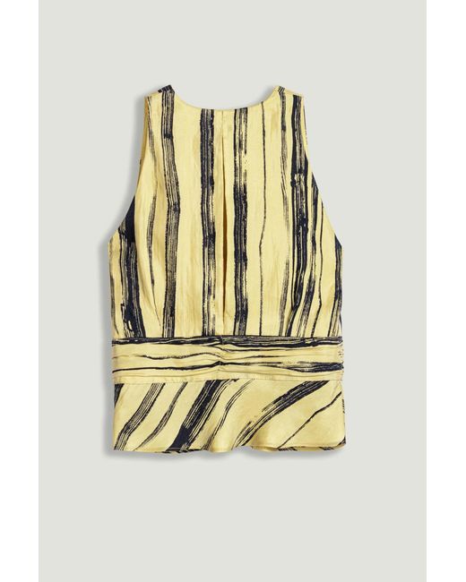 Nocturne Metallic Printed Sleeveless Blouse