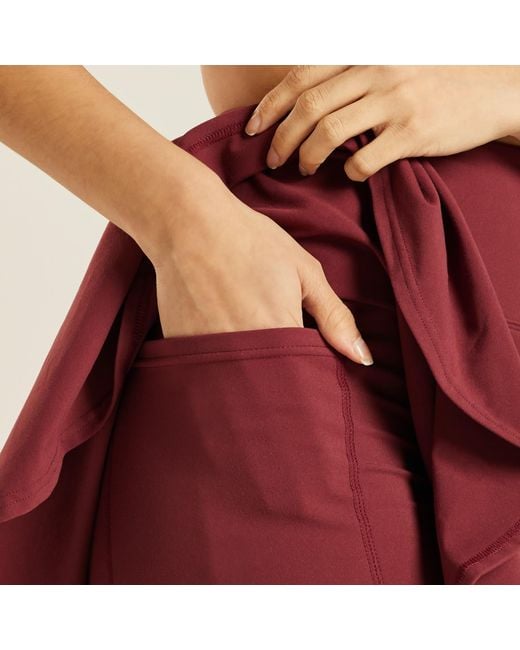 Be Athletica Red Be One Eighty Skort