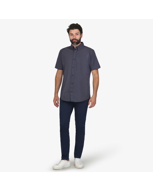 Vustra Blue Ocean Drive Button Down Shirt for men