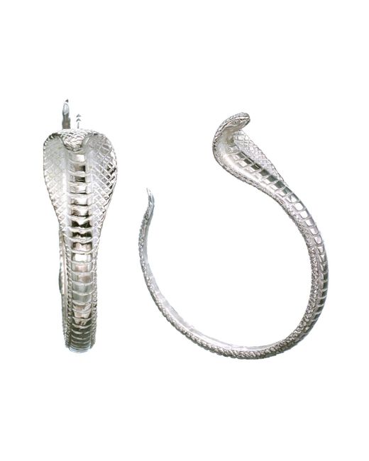 Zoe & Morgan Metallic Protect Me Hoops