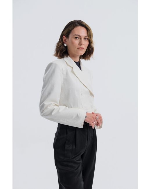 Baltér White Pantelleria Lait Blazer