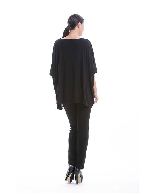 Conquista Green Oversized Patterned Top
