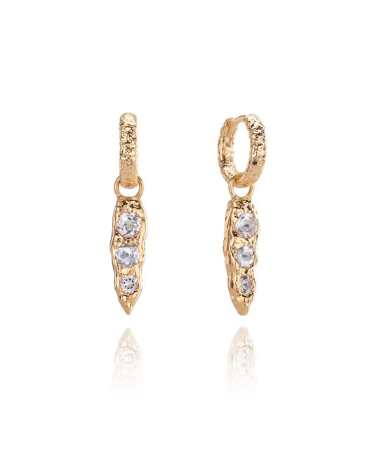 Aaria London Metallic Iris Molten Spike Earring Charm