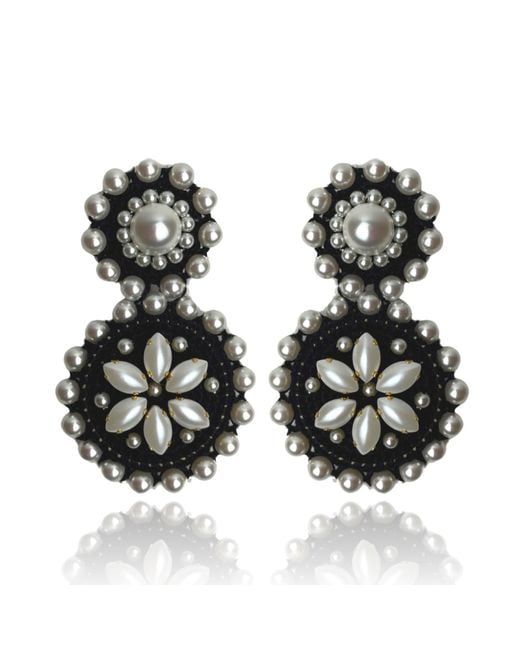 PINAR OZEVLAT Multicolor Flower Drop
