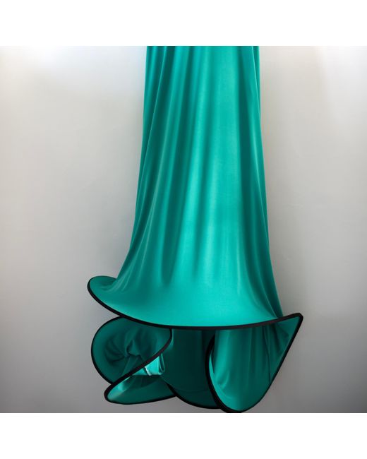 Laura Daili Green Statement Skirt Sculpture