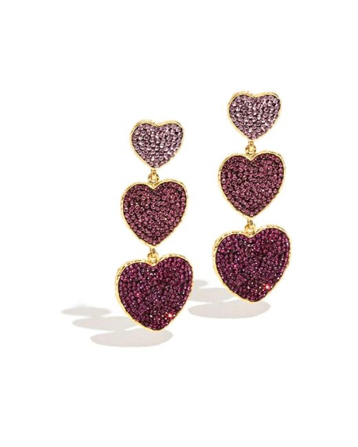 Ornare the Label Purple Belinda Earrings – Rose