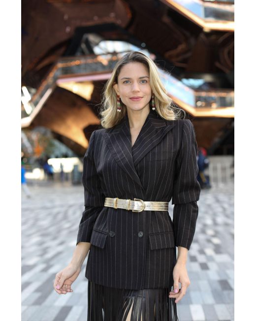 BeltBe Natural Arch Metal Buckle Leather Belt