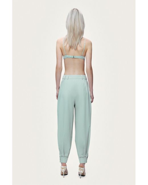 Nocturne Green Draped Harem Trousers