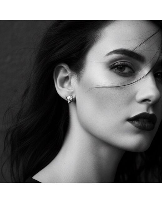 Tg-Jewellery by Tamara Gervasio Metallic Skull Bone Stud Earrings