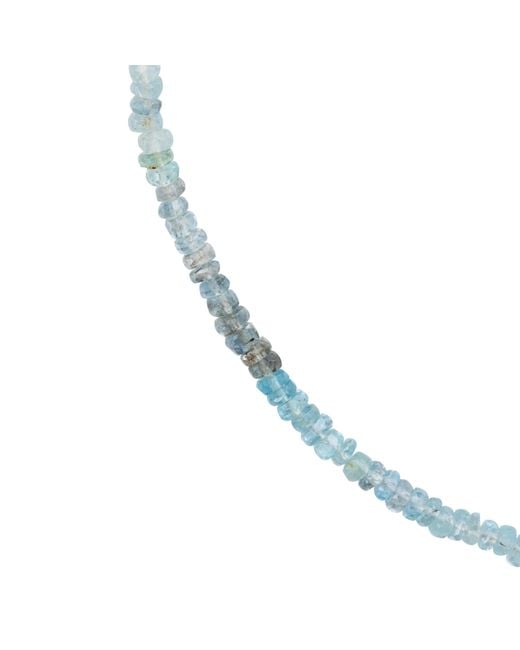 Bombyx House Blue Moss Aquamarine Ombre Necklace