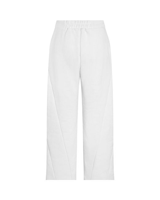 Modrn Studio White Neutrals Ultra-Soft Cotton Sweatpants