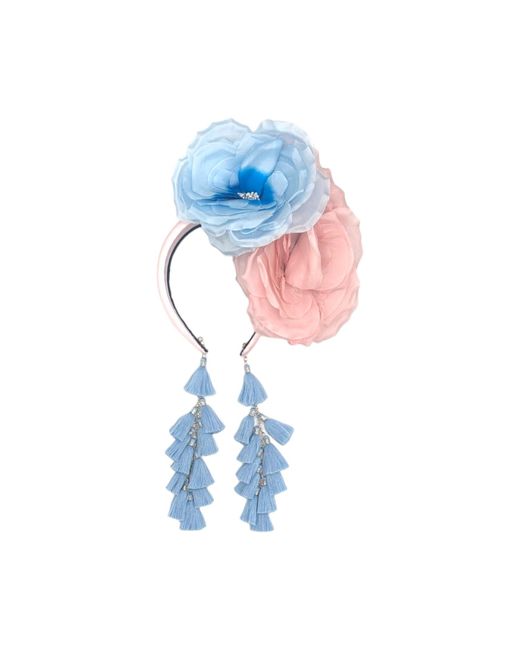 Julia Clancey Blue Fondant Fancy Chacha Ice Flower Band