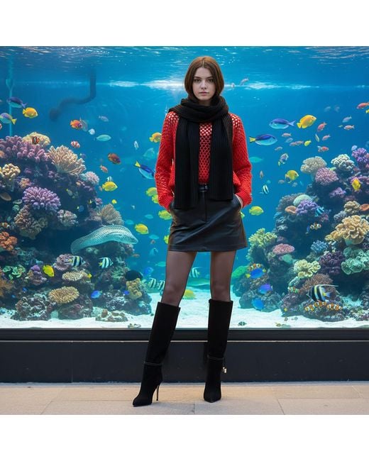 Beautiisoles by Robyn Shreiber Made in Italy Black Lindsay Suede Knee High Boot Comfortable Valentine Stiletto