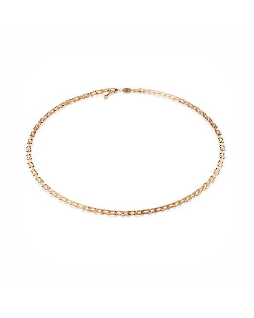 Linda Fiore Metallic Bloom Necklace Vermeil