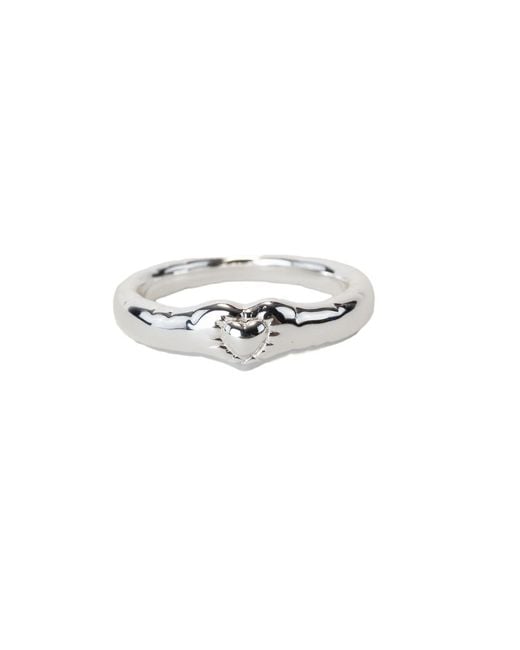 NASI SILVER White Falling Into You Ring
