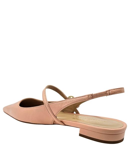 Madison Maison Brown Binta Light Leather Flat Slingback