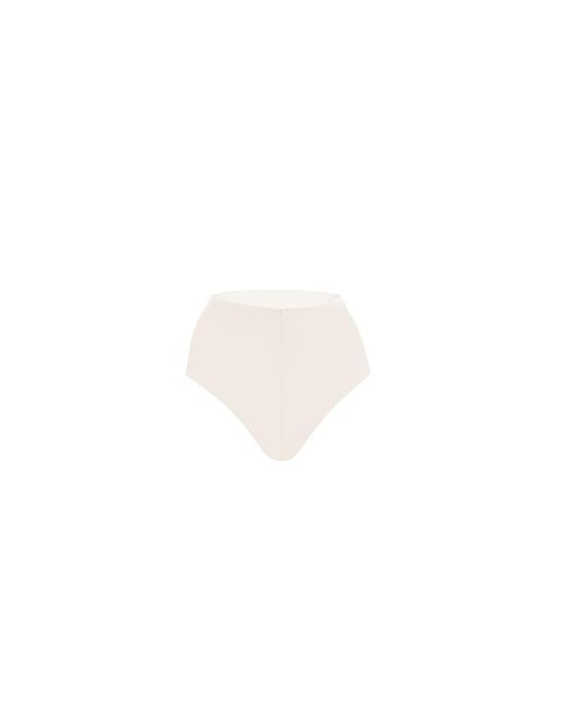 Moorea Swim White High Waist Brief