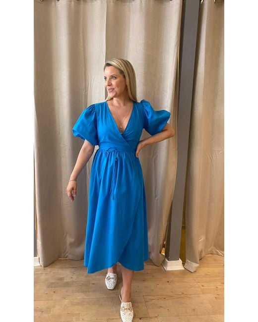 Lula-Ru Blue Belle Cotton Dress