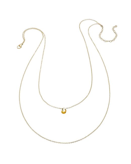 Heather Hawkins Jewelry White Tiny Gemstone Drape Necklace