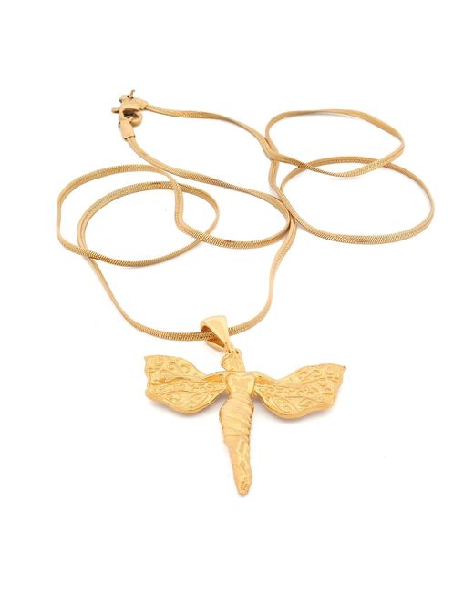 Ebru Jewelry Metallic Heavenly Guardian Vermeil Necklace