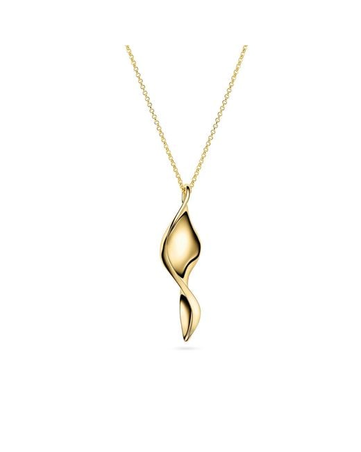 Sif Jakobs Jewellery Metallic Necklace Foglia Grande