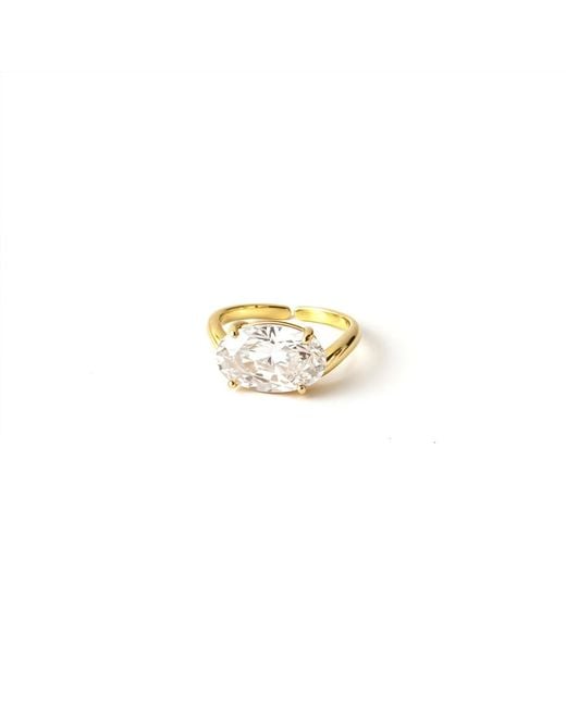 By Virgo White Aureline Ring
