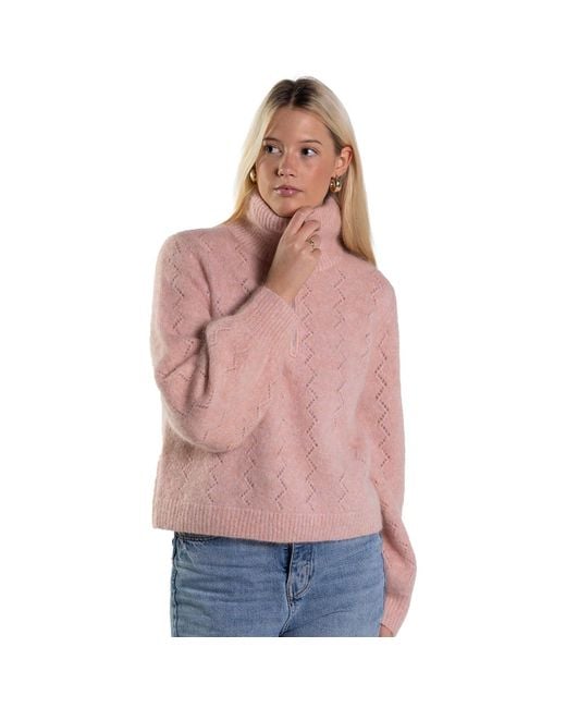 tirillm Pink Mille Fluffy Mohair Pullover