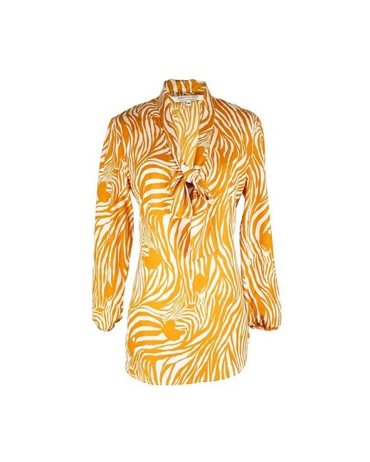 Jennafer Grace Metallic Sahara Stripe Tie Front Top