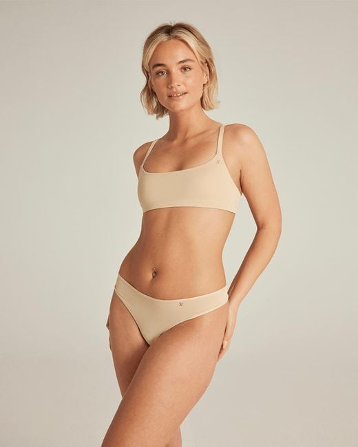 Nudea Natural Neutrals Stretch Scoop Neck Bralette