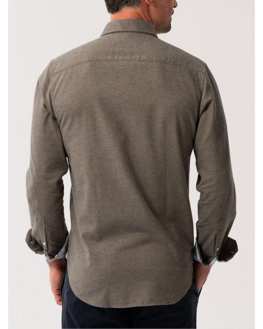 Koy Clothing Green Cotton-Cashmere Shirt for men
