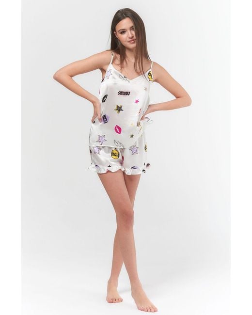Favette White The Silk Shorts — Fragile Like A Bomb