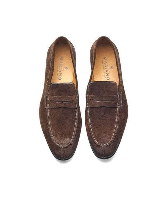 Mariano Shoes Brown Albufeira Loafers for men