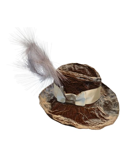 Romer Millinery Brown Neutrals Morphy Moldable Fedora