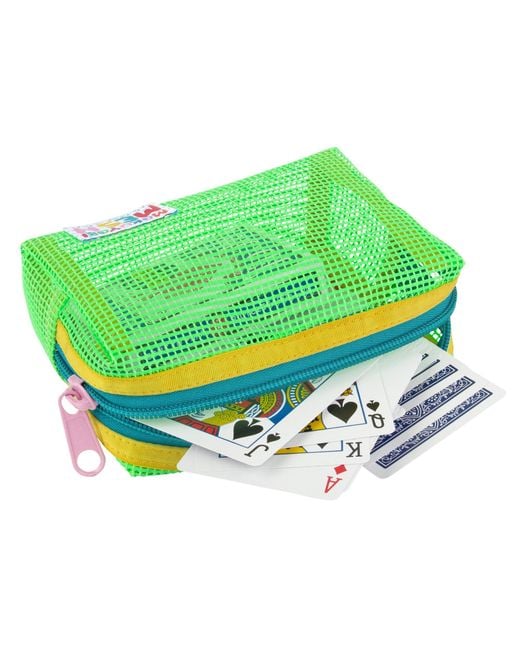 Mokuyobi Green Slime Mesh Chubby Zip Pouch