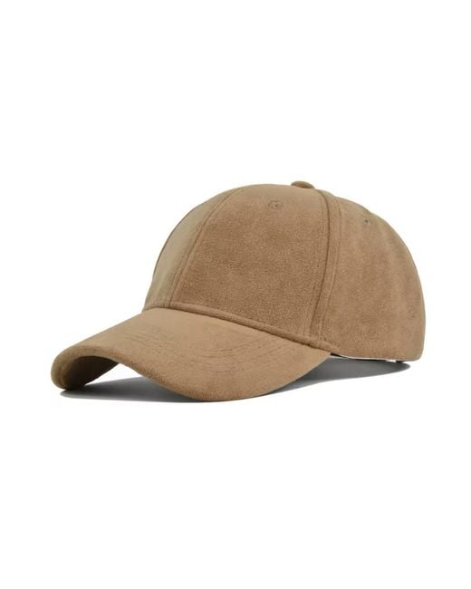 Chanel Joan Elkayam Brown Faux Suede Khaki Cap