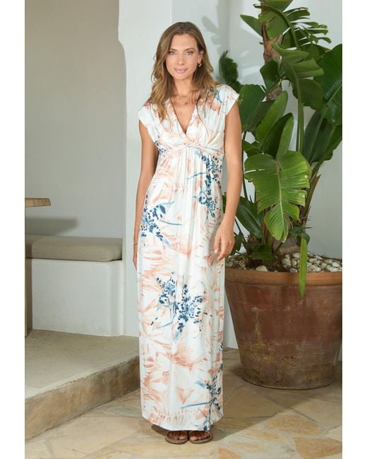 Chic by Lirette White Kimono Dress Contadora
