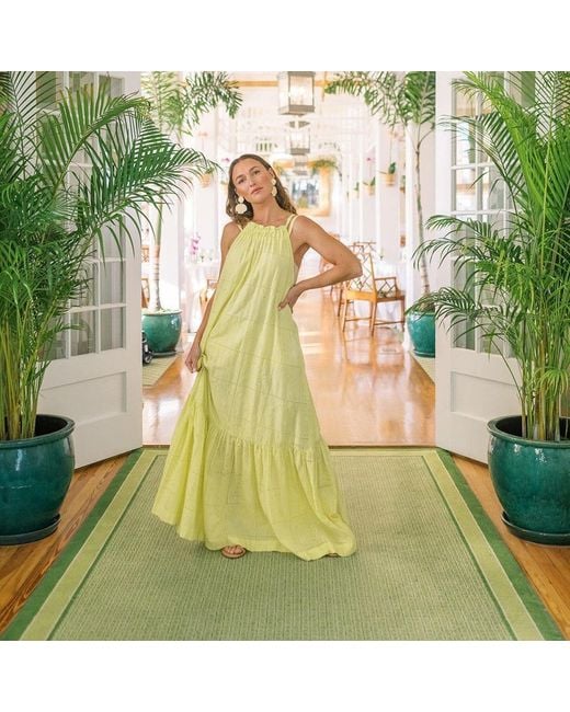 SUNSHINE TIENDA Yellow Lemonade Shell Camilla Dress