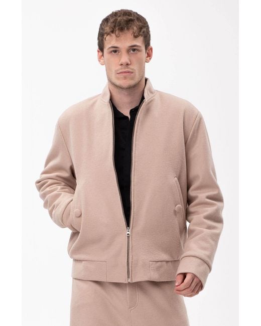 Maison Bogomil Pink Bomber Jacket for men