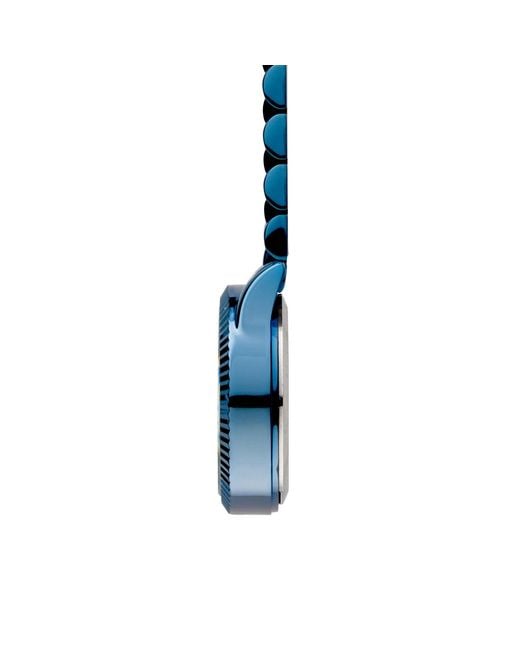 Bermuda Watch Company Callista Rose Gold/royal Blue Link Fob