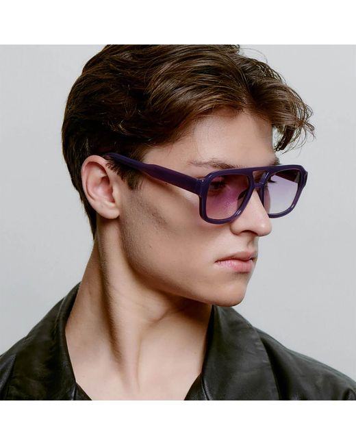 A.Kjærbede Purple Kaya Sunglasses Shadow