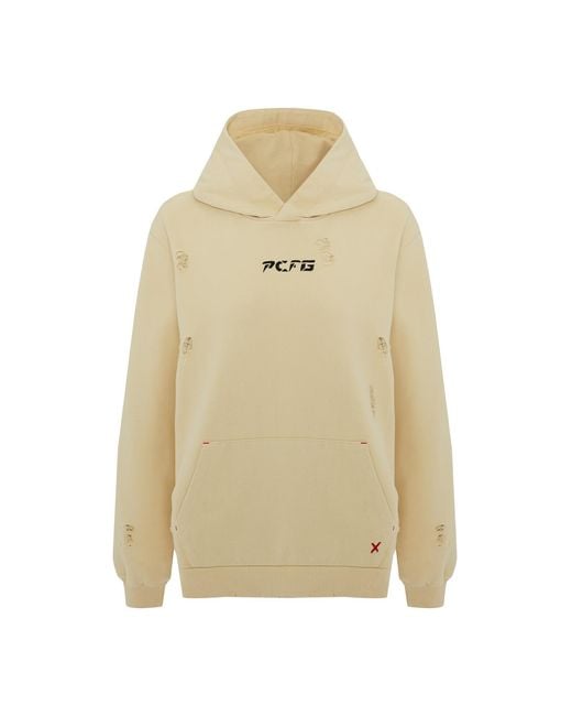 Pcfg Natural Neutrals Destroyed Hoodie