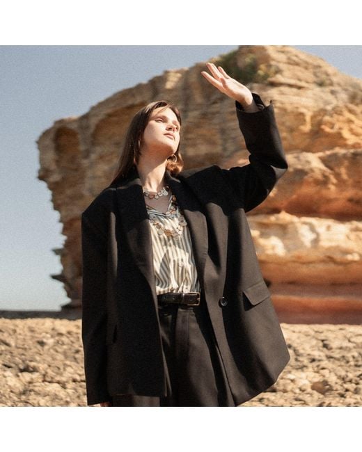 Thisisu Collection Black Arya Jacket