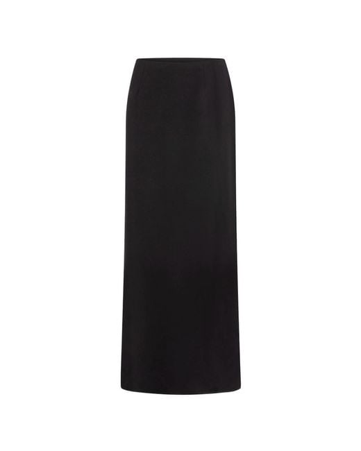 Cavanagh Baker Black Stretch Slit Skirt