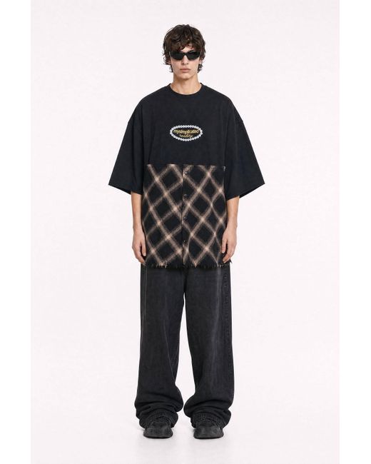 mysimplicated Black Atelier Hybrid Shirt for men