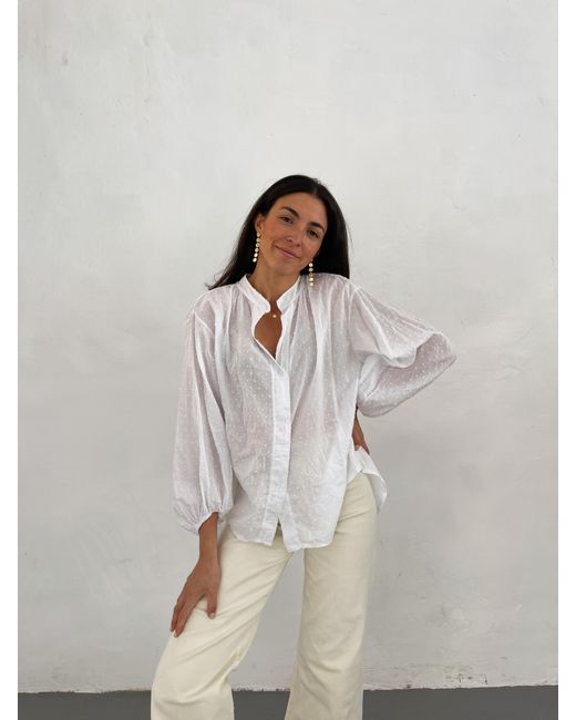 Mind Traveler White Blusa Julia Blanca