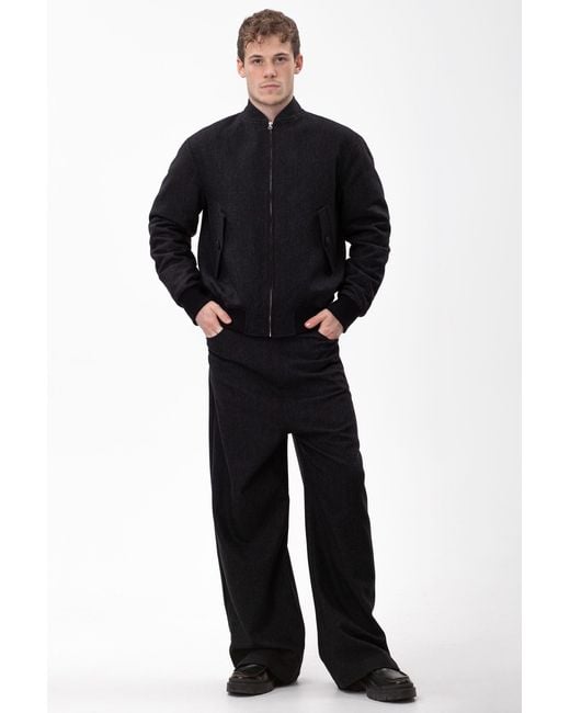 Maison Bogomil Blue Bomber Jacket for men