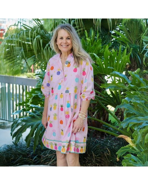 Mary Marshmallow Multicolor Frannie Dress Short