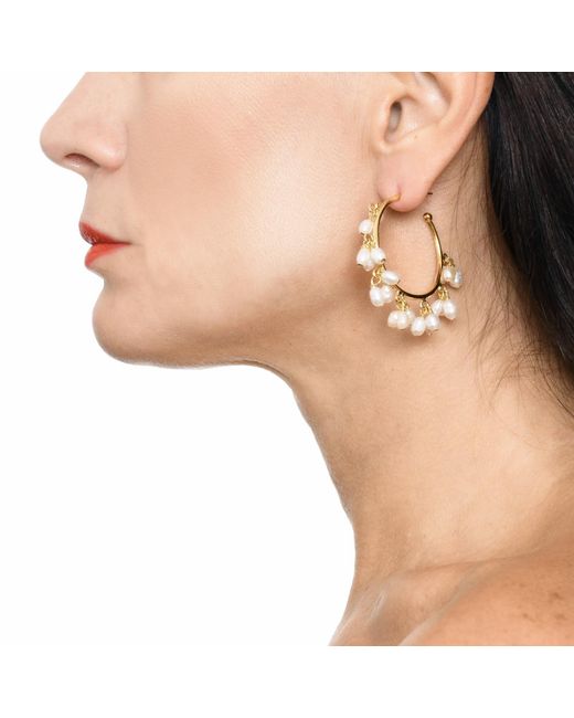 Addicted Metallic Anuket Hoop Earrings