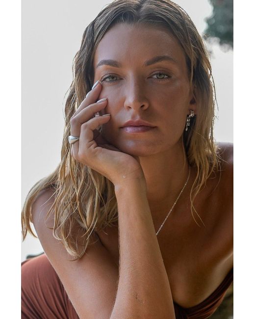 Aaria London Metallic Petra Earrings